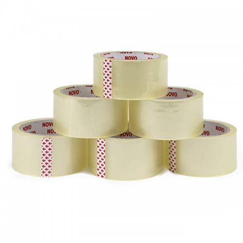 Clear Tapes X 6 Rolls Pack - Smartpackaging.direct